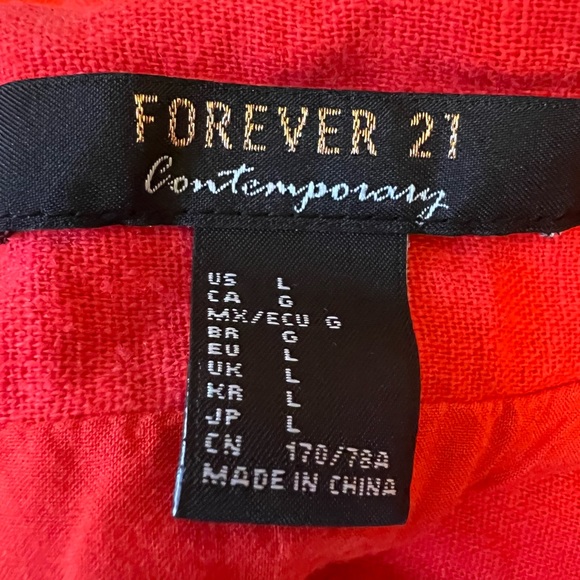 🦋2/$15🦋 Forever 21 Red Mini Skirt - Picture 3 of 3